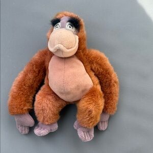 Disney Orangutan Plush Toy - Orange and Purple